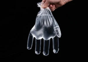 PE  biodegradable multiple use  cleaning kitchen food grade disposable gloves