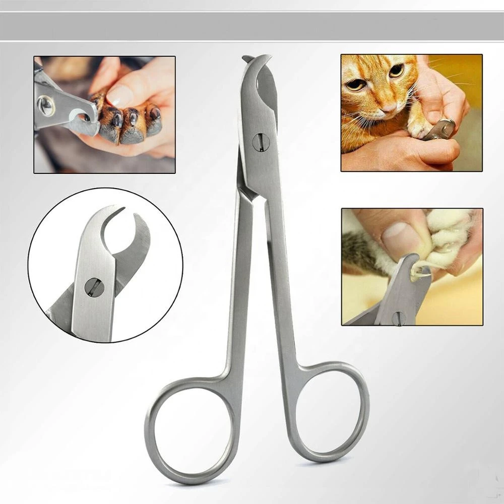 Pet Dog Cat Rabbit Nail Clippers Trimmers Toe Paw Claw Scissors Cutter Grooming scissors