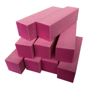 Pink Buffing Sanding Files Block Pedicure Manicure Care Nail Art Buffer / mini nail buffer block / Sponge nail file