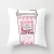 Import Pink color cushions 100% cotton for home decoration from China