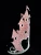 Import Pink Diamond Castle Crown Exquisite High-end Beauty Pageant Crown from China
