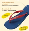 PINNIP Wholesales PVC Mens Flip-Flops Slippers Lightweight Anti-Odor Summer Beach Casual Slippers