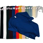 Plain soft basic white shirt mens tshirt heavy thick 100% cotton 240 gsm many color black t shirt for men and unisex