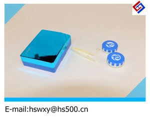 Plastic case for contact lense can be custom made with any size &colors