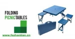 plastic folded picnic table