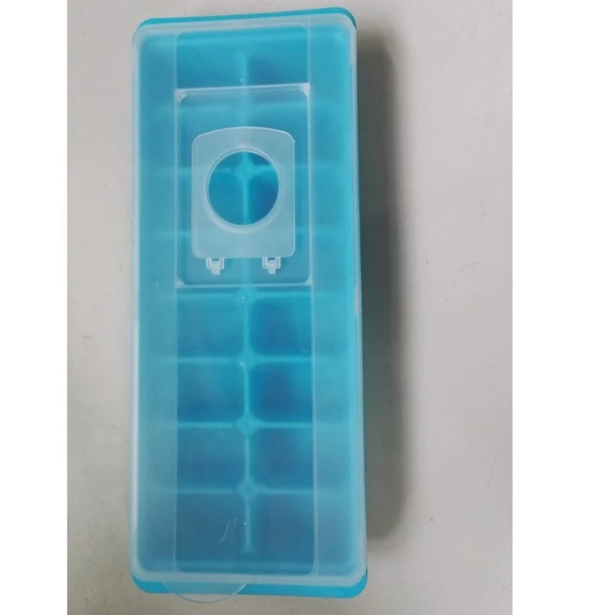plastic ice mould tray with lid ice cube maker