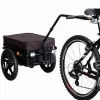 plastic poly bike bicycle motorcycle folding cargo utility trailer, bike cargo trailer