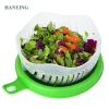 plastic salad bowl with lid for Fruits Vegetables salad maker tool in 60 Seconds Healthy Food Make Salad Cutter Bowl