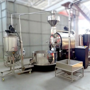 plc touch screen roaster house roasting coffee