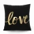 Import Polyester Satin Fabric Gold Stamping Print Merry Christmas Decorative Soft Throw Pillow Case Christmas Pillow Cover from China