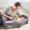 Potable Baby Cribs New Born Sleeping Bed Infant Baby Cot For Travelling