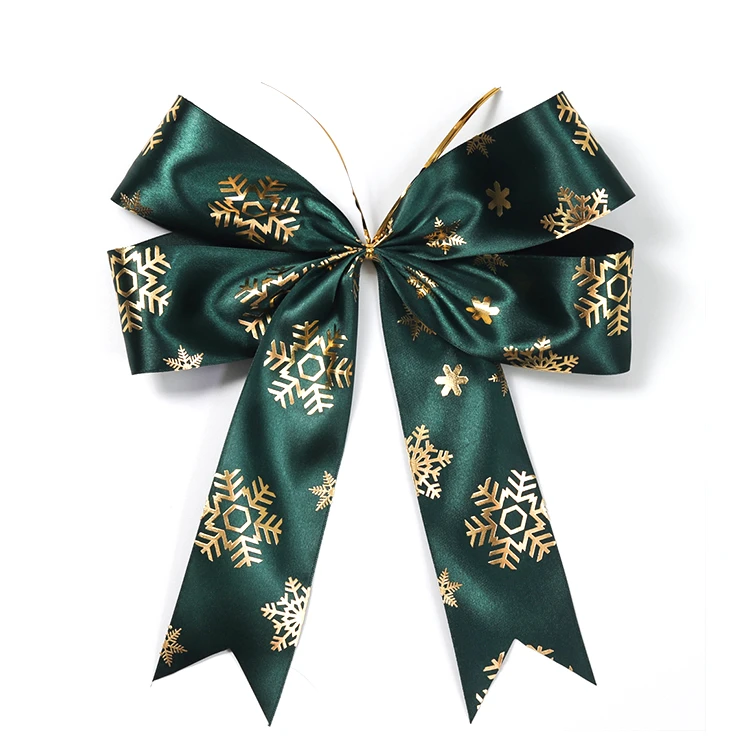 Pretied christmas gift ribbon bows