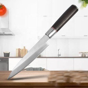 Private Label Chicken Wing Wood Handle Sushi Fish Kitchen Knife