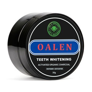Private Label Easy Home White Teeth Whitening Charcoal Powder MOQ 50
