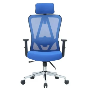 Prominent high back 360 degree swivel mesh office work chair with customizable seat