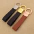 Import Promotion concise silver leather keychain/blank key chain leather for sale from China