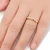 Import Prong Setting MIni Clear CZ Gold Plated in 925 Sterling Silver Tiny  Rings Jewelry from China