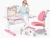 Import Pure color adjustable school furniture kids study writing desk from China