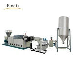 PVC plastic pellet granule raw material pelletizing making machine