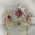 Import Queen Bridal Headdress Crown AB Color Crystal Rhinestone Large Beauty Golden Crown for Pageant from China