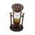R letter glass sand clock vintage hourglass timer