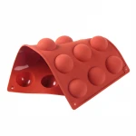 RAYBIN food grade 15-Cavity Cake Pastry Bakeware Form Pudding Soap chocolate silicone semi sphere mold