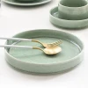 Reactive Glaze Dinner Set Dinnerware Sets Green Bowl Plate cup Ceramic Porcelain China Gift can be purchased separately