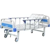 Ready Stock Double Crank 2 Turn Functions Medical Hospital Nursing Bed with Mattress Dining Table