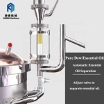 Reasonable Price Steam Distillation Lemongrass Essential Oil Extraction Machine