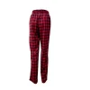 Red Plaid Women Pajamas sleep pant