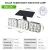 Import remote control 3 head solar powered led wall light waterproof smd2835 130led led solar street light from China