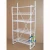 Retail Store Flat Pack 5 Tiers Folding Wire Mesh Shelf (PHY351)