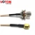 Import rf jumper cable with TNC female bulkhead to RPSMA male straight crimp connectors 15cm RG316 cable assembly from China