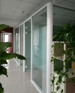 RG83 New Design Customization Closed Private Soundproof Glass Wall Office Partitions Office Space Room Divider Glass Partition