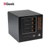 RGeek 4 Bays Hot Swap NAS Server Barebone System Rackmount Chassis Mini NAS ITX Motherboard Storage Server