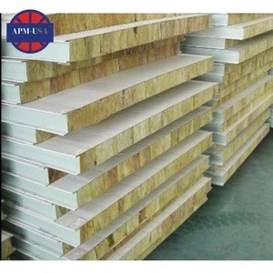 Rock Wool Sandwich Panel for Cleanroom Partition Wall and Ceiling