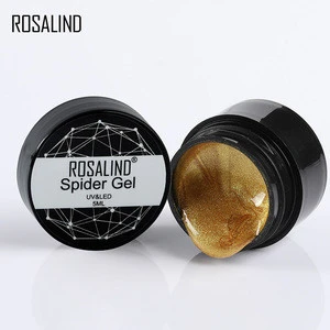 Rosalind OEM private label DIY 3D 5ml painting line spider gel nail polish semi permanent uv led spider gel with 12 colors