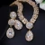 Import Rose Gold Plated Cubic Zirconia Bridal Jewelry Set For Women Wedding from China