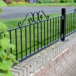 rotating star spikes raw material temporary steel construction old corrugated tin metal roofing fence