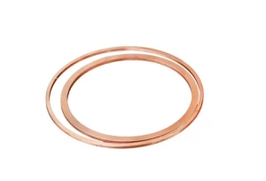 round ring gasket can be customer made copper gasket ring