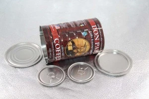 Round Tin Can for Milk Powder Wholesale Ground Coffee Tin Box