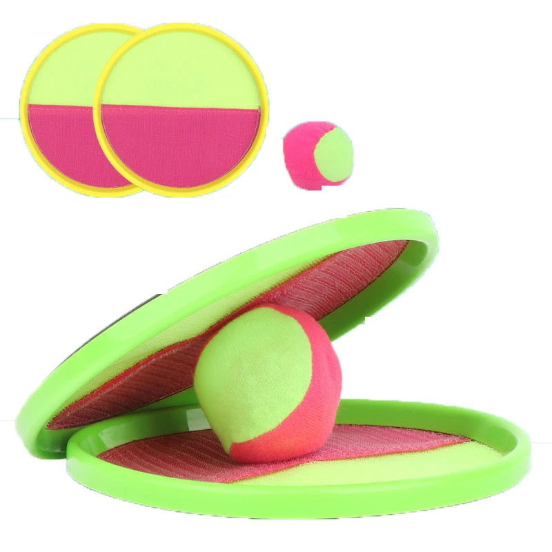 RTSIE-428 Paddle Toss and Catch Ball Game Set for Kid Self Stick Throw Catch Bat Ball Game