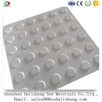 Rubber Floor Mat Pedestrian Crossing Tactile Paving on stick