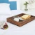 Import Rustic style wooden lath breakfast dish tray rectangular display stand wood storage crate from China