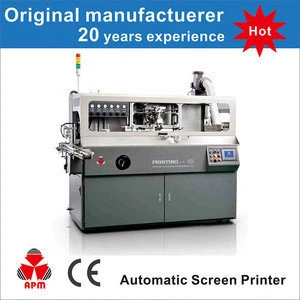 S102 Automatic 1-8 Color automatic cup printer, auto UV screen printer with loading and unloading system