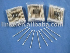 Safety, non-toxic wooden cotton buds,FSC, direct manufacturer
