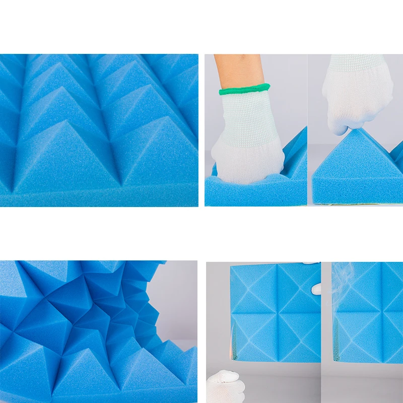 Self-adhesive eco-friendly polyurethane 8CM thickness sound proof foam