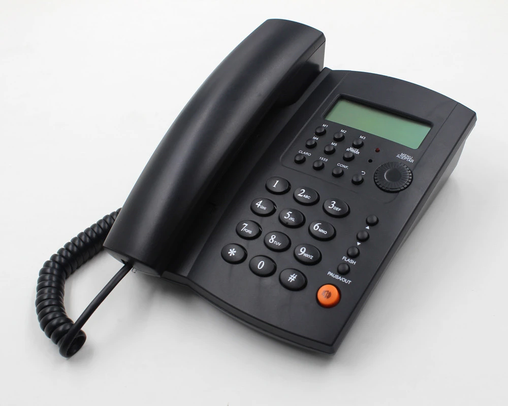 ShenzhenGood Quality Caller ID Corded Telephone with Speakerphone and 10 Groups One-Touch Memory Buttons for Office Use