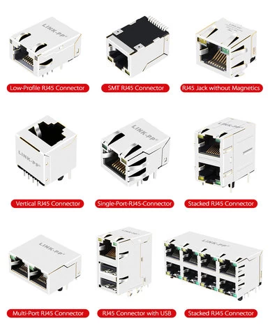 Shielded with EMI Fingers RJ45 Modular Connector RJ000002