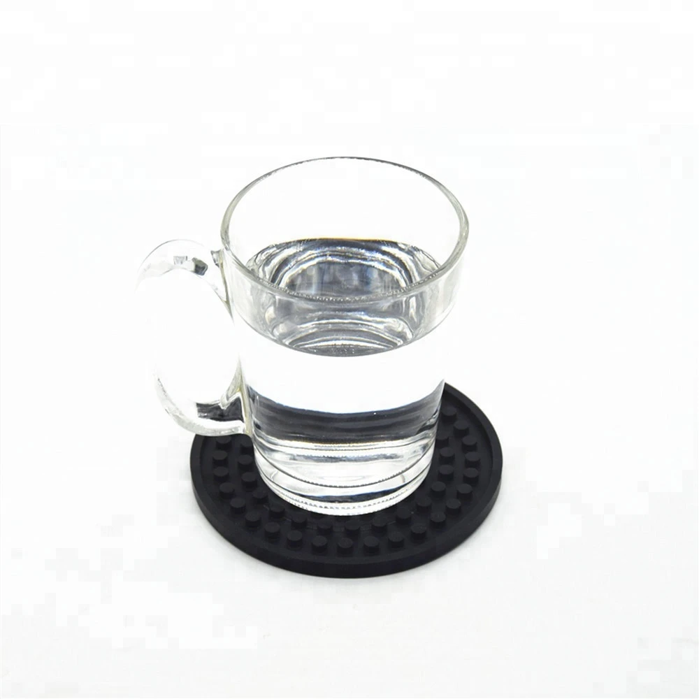 Silicon Coffee Cup Customized Coaster Set, Heart Resistant Rubber Coaster, Wholesale Drinking Silicone Coaster for drink